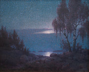 Harry Dahlström - Lake View in Moonlight