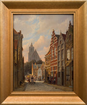 Pieter Cornelis Dommersen - A Day on St. Gertrude's Place (1880)