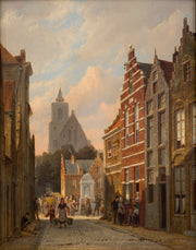 Pieter Cornelis Dommersen - A Day on St. Gertrude's Place (1880)