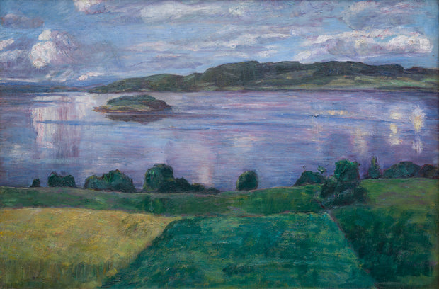 Alfred Ekstam - View Over Lake Mangen