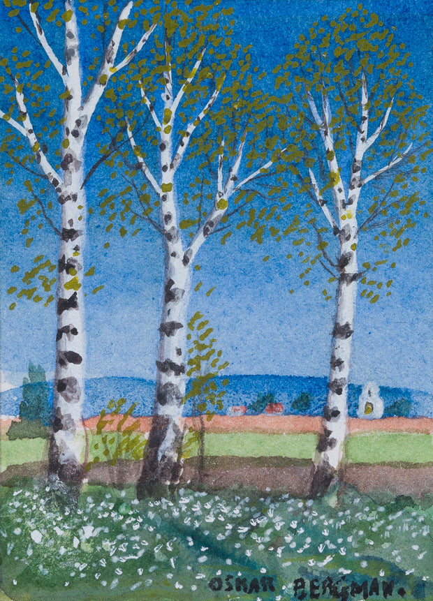 Oskar Bergman - Plains Landscape
