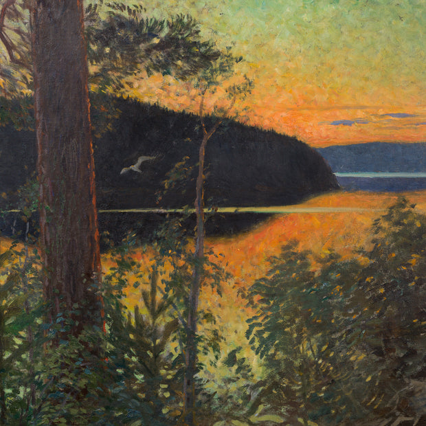 Carl Kjellin - Sunset Over the Lake