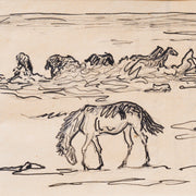 NILS KREUGER - HORSES BY THE SHORE, 1909