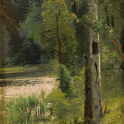 Alfred Thörne - Birch Trees by the Stream