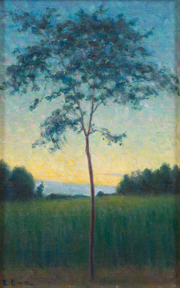 Elias Erdtman - Sunset Over the Field