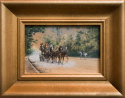 Anna Palm de Rosa - Coach and horses at full speed, Boulogne-sur-Seine
