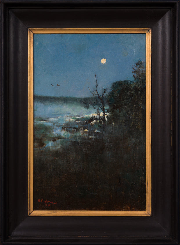 Elias Erdtman - Moonlit Reflections, Heyst-sur-Mer