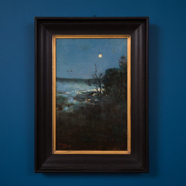 Elias Erdtman - Moonlit Reflections, Heyst-sur-Mer