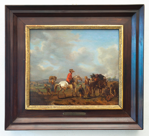 Philips Wouwerman - Landscape with Gentleman on Horseback