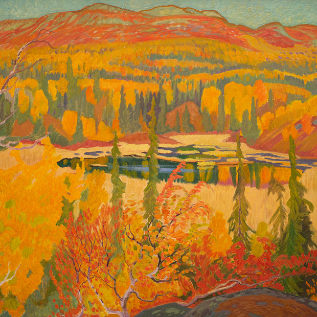 Ivan Bergdahl - Autumn by the Pond, Kvikkjokk
