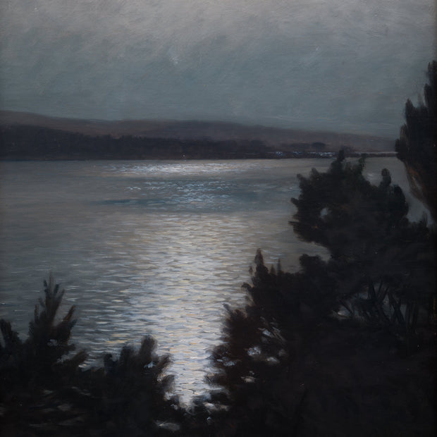 Adolf Säfve - Moonlight over the Lake - CLASSICARTWORKS