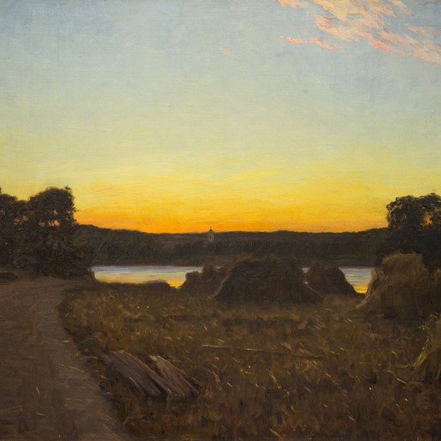 Alfred Bergström - Sunrise over the Fields - CLASSICARTWORKS
