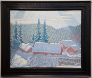 Alfred Ekstam - Art Nouveau Landscape & Winter Landscape - CLASSICARTWORKS