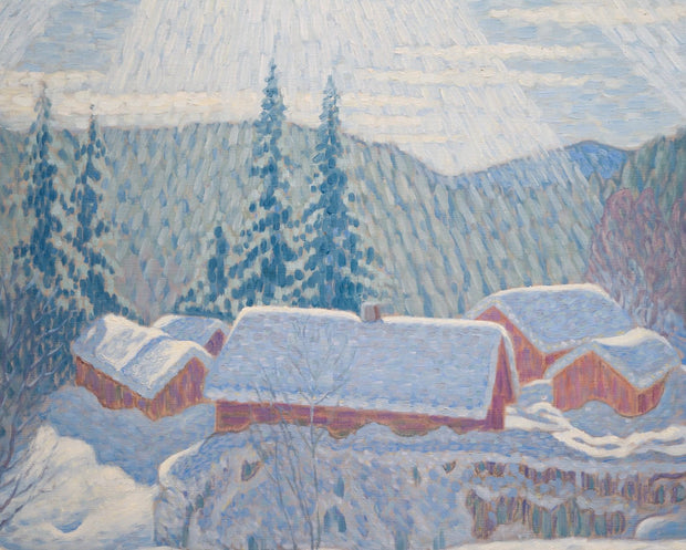 Alfred Ekstam - Art Nouveau Landscape & Winter Landscape - CLASSICARTWORKS