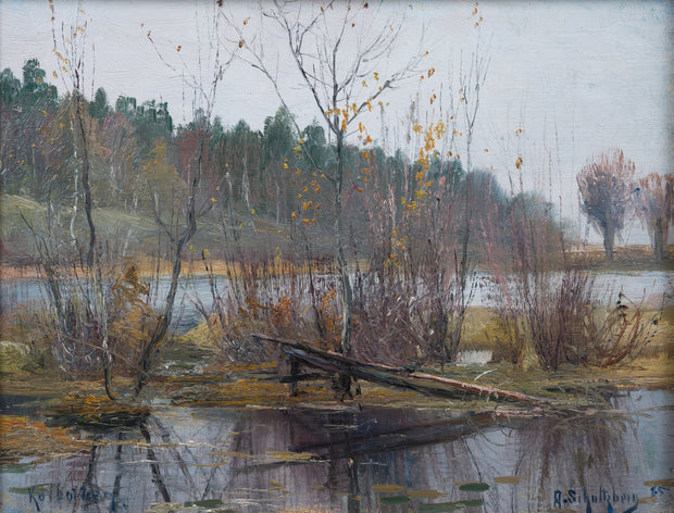 Anshelm Schultzberg - Autumn at Kolbotten, Stubbsund - CLASSICARTWORKS