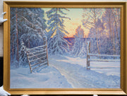 Anshelm Schultzberg - "Vinterväg" (A Winter Road) - CLASSICARTWORKS