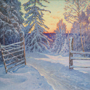 Anshelm Schultzberg - "Vinterväg" (A Winter Road) - CLASSICARTWORKS