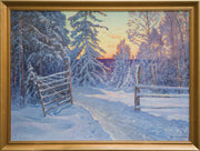 Anshelm Schultzberg - "Vinterväg" (A Winter Road) - CLASSICARTWORKS