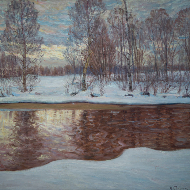 Anton Genberg - Winter Landscape, 1919 - CLASSICARTWORKS