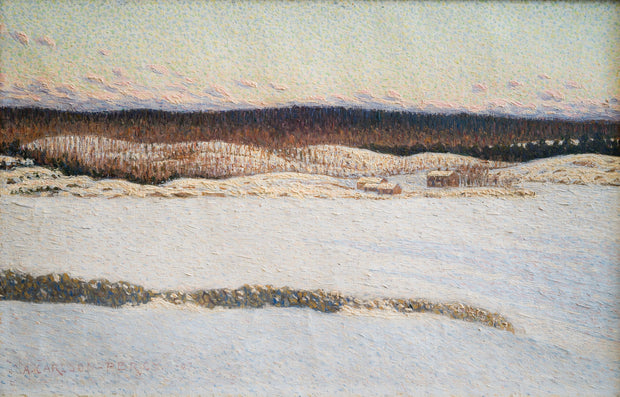 Arthur Percy - Scandinavian Winter Landscape, 1907 - CLASSICARTWORKS