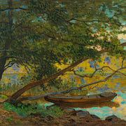 Axel Peter - Rowboat Beneath the Trees, 1918 - CLASSICARTWORKS