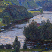 Carl Johansson - Landscape View, Nordingrå, 1915 - CLASSICARTWORKS