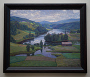 Carl Johansson - Landscape View, Nordingrå, 1915 - CLASSICARTWORKS