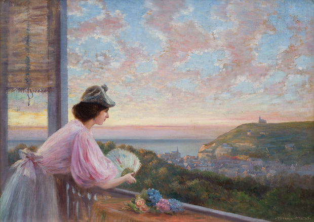 Félix Mestres Borrell - View Over Étretat, France - CLASSICARTWORKS