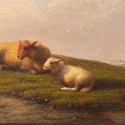 Frans van Severdonck - Sheep Resting in a Meadow - CLASSICARTWORKS