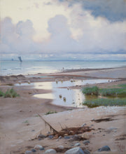 Frants Henningsen - A Summer's Day on Hornbæk Beach, 1886 - CLASSICARTWORKS