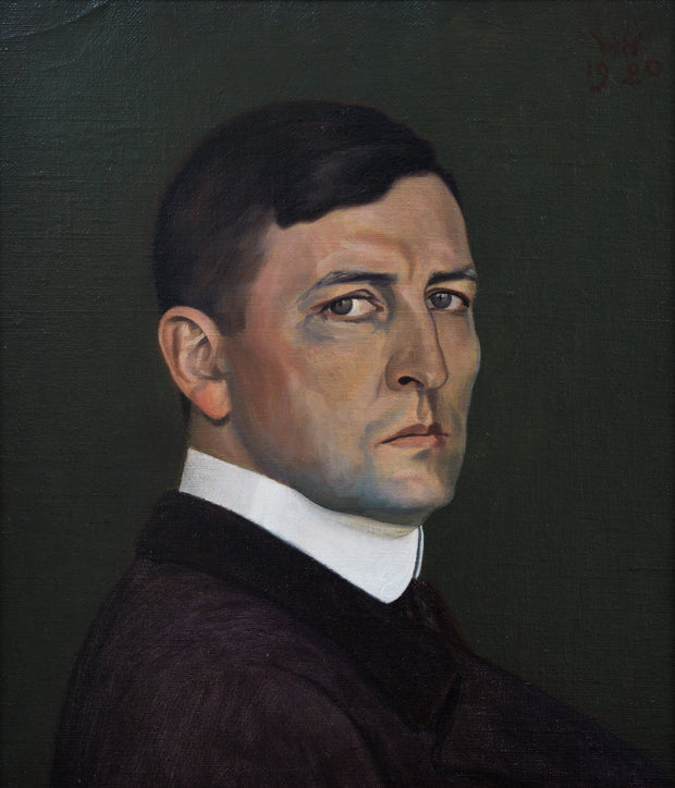 Hilding Werner - Self - Portrait, 1920 - CLASSICARTWORKS