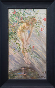Ingrid Ruin - Under the Rosebush, 1923 - CLASSICARTWORKS