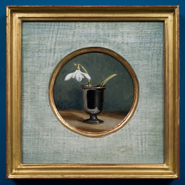 James Gillick - Snowdrop in Small Silver Vase, 2015 - CLASSICARTWORKS