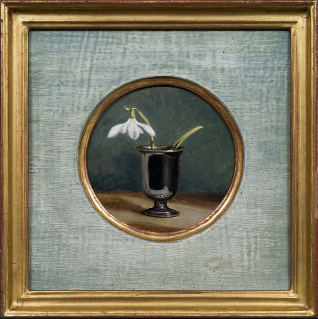 James Gillick - Snowdrop in Small Silver Vase, 2015 - CLASSICARTWORKS