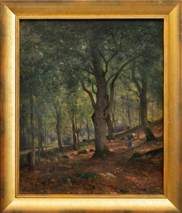 Johan Ericson - The Forest of Fontainebleau, c.1878 - CLASSICARTWORKS