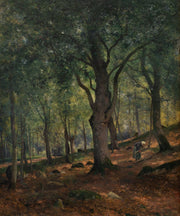 Johan Ericson - The Forest of Fontainebleau, c.1878 - CLASSICARTWORKS