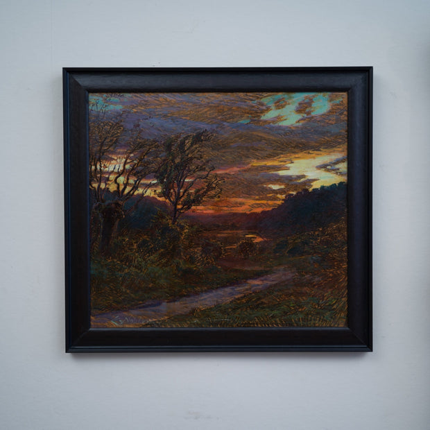 Lennart Nyblom - Scandinavian Landscape in Evening Light - CLASSICARTWORKS
