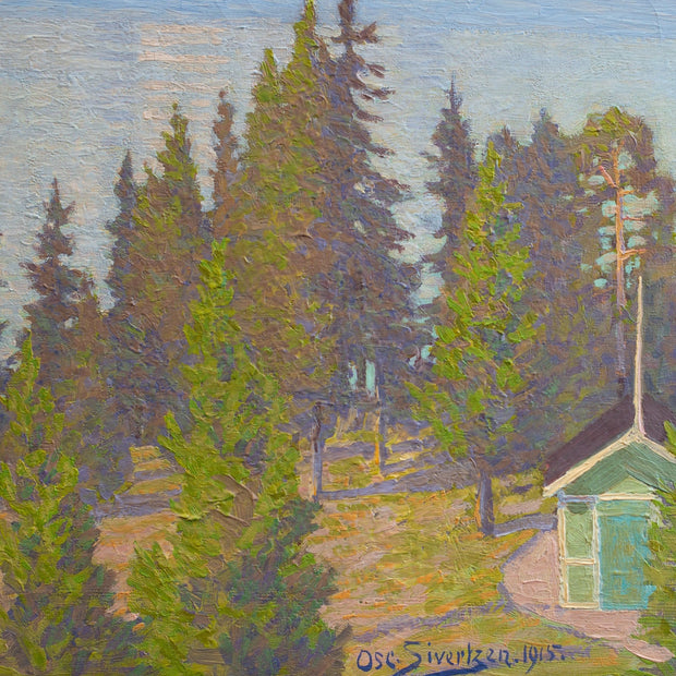 Oscar Sivertzen - Fjord Landscape, 1915 - CLASSICARTWORKS