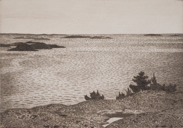 Oskar Bergman - “Fjärden” (Expansive Archipelago Landscape) - CLASSICARTWORKS