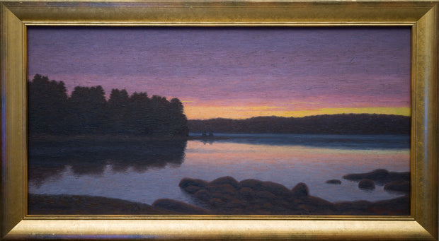 Otto Lindberg - Sunset over the Lake, 1935 - CLASSICARTWORKS