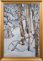 Reino Partanen - Birch Trees and Snow - Laden Spruces - CLASSICARTWORKS