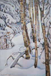 Reino Partanen - Birch Trees and Snow - Laden Spruces - CLASSICARTWORKS