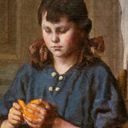Sophus Vermehren - A Young Girl Peeling Fruit - CLASSICARTWORKS