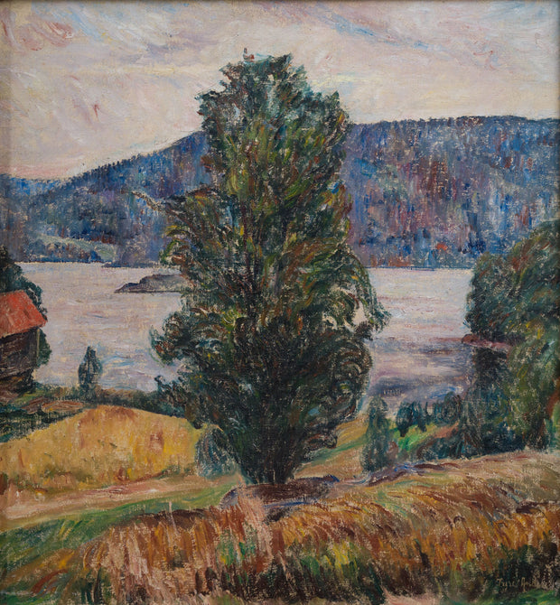 Ture Ander - The Tree by the Lake, Värmland - CLASSICARTWORKS