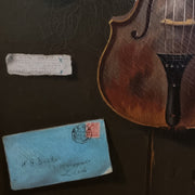 W G Becker - Trompe L'Oeil, Still Life with Violin - CLASSICARTWORKS