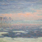 Erik Tryggelin - Winter Lake View from Vadstena, 1936