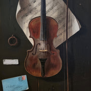 W G Becker - Trompe L'Oeil, Still Life with Violin