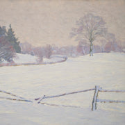 Impressionist Winter Landscape by Carl Johansson