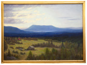 Albert liedbeck - Landscape With Blue Mountains