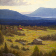 Albert liedbeck - Landscape With Blue Mountains